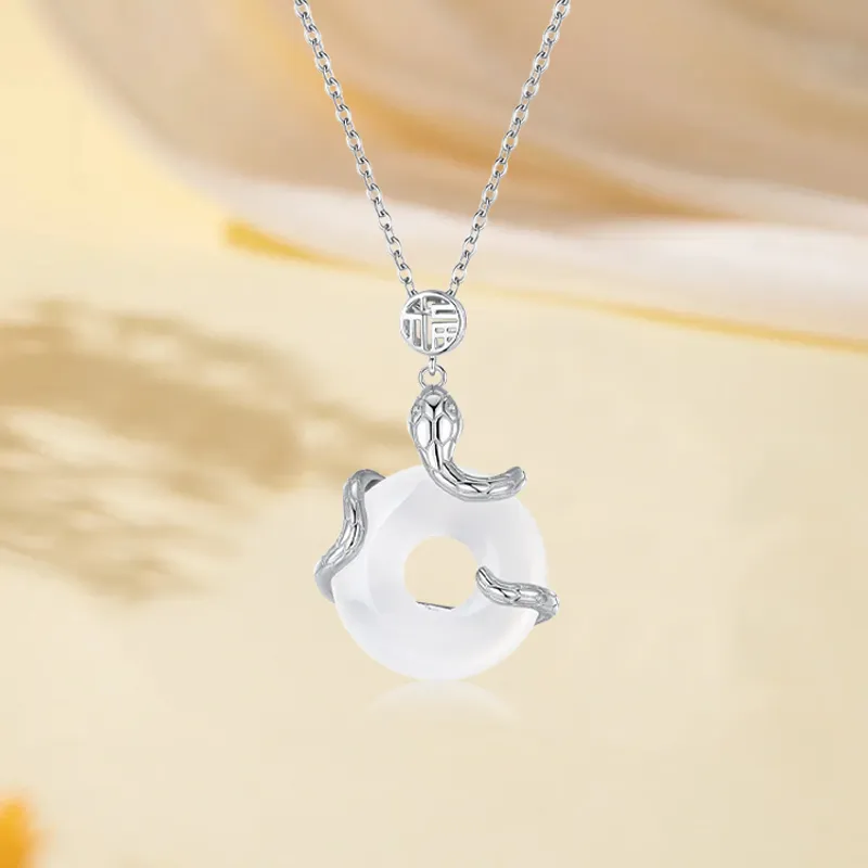 Kim Ka Fook Chalcedony Jade Necklaces Women's-3
