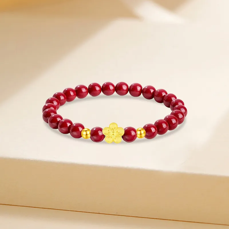 Kim Ka Fook Cinnabar Bracelets Women's-7