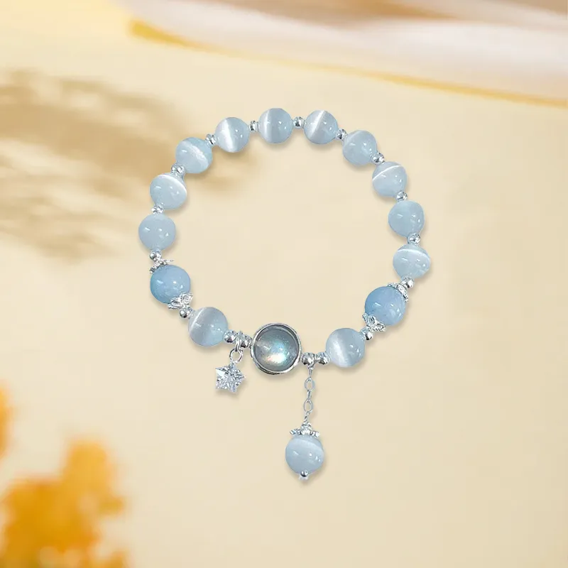 Kim Ka Fook Glass Cat Eye Bracelets Women's-1