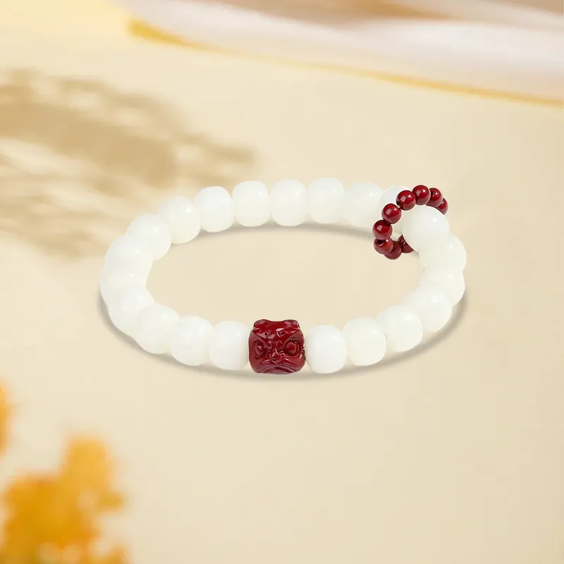 Kim Ka Fook Cinnabar Bracelets Unisex-3