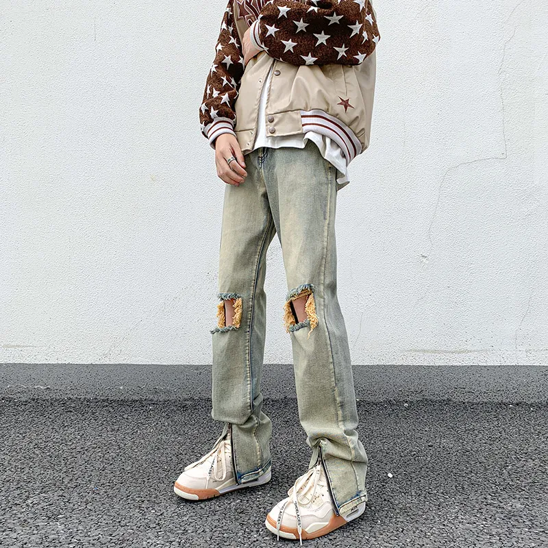 MLPR Jeans Unisex Yellow Mud-3