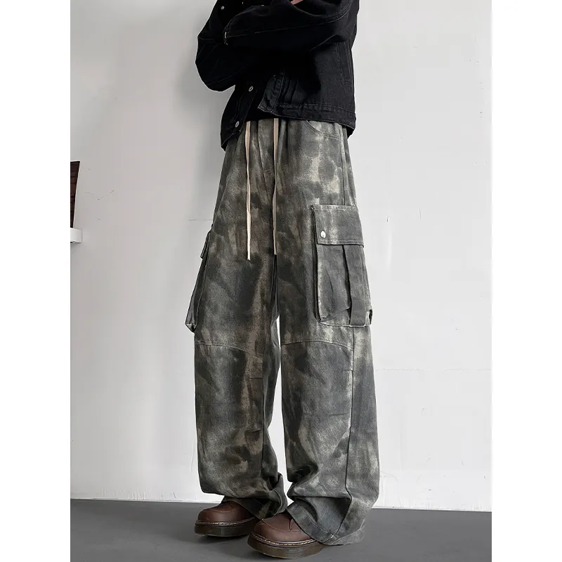 MLPR Casual Pants Unisex Tie Dye Camouflage-4