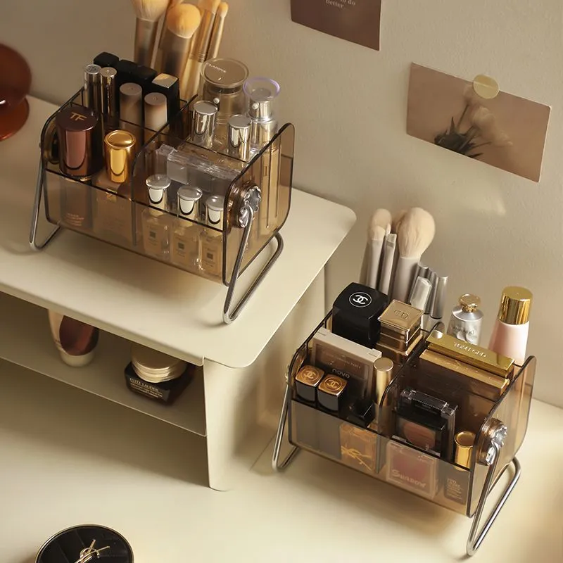 Glitter Premium Plastic Beauty Storage Box-3