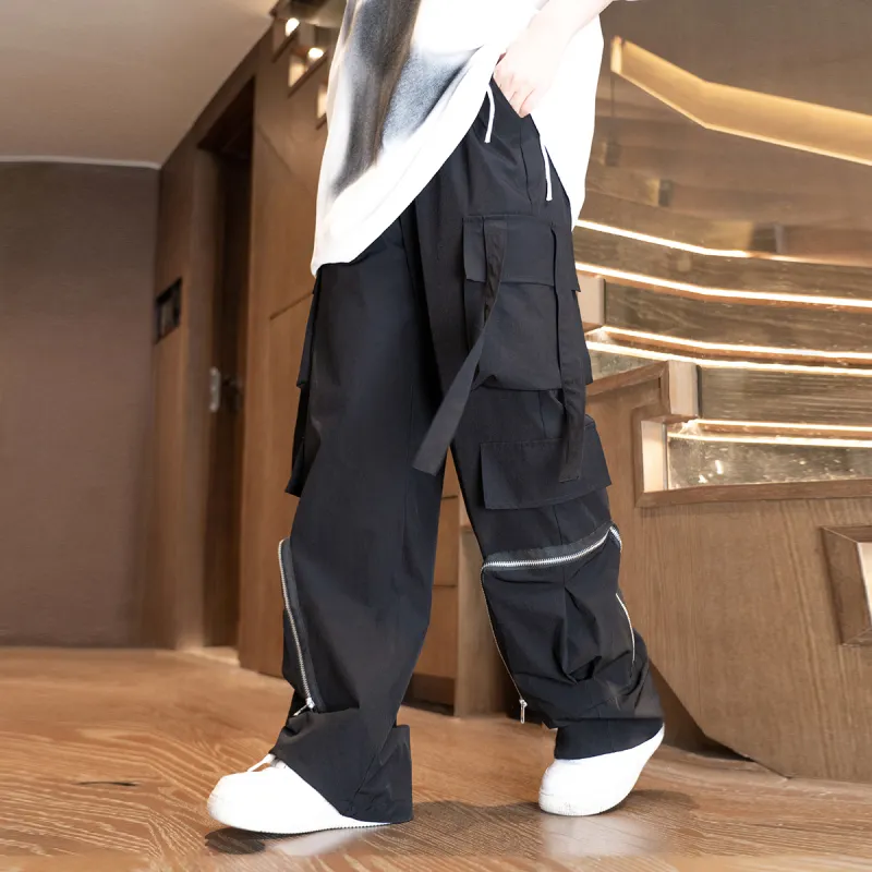 Ppge Casual Pants Unisex Black [Soft Shell]-9
