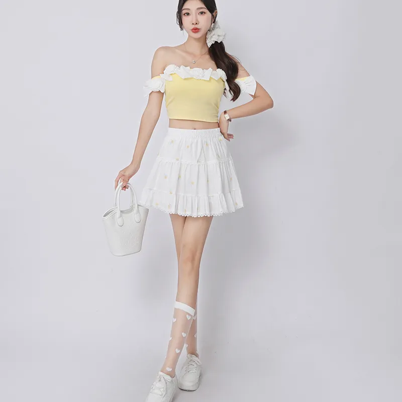 Ning Cai Yuer Casual Short Skirts Women's-6