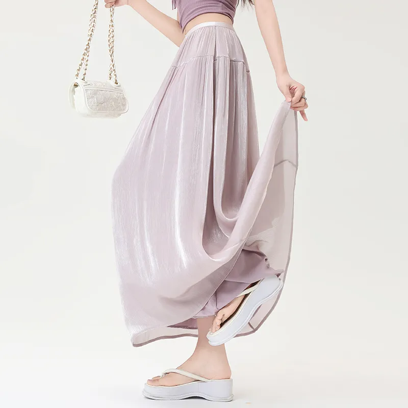 Ning Cai Yuer Casual Long Skirt Women's-7