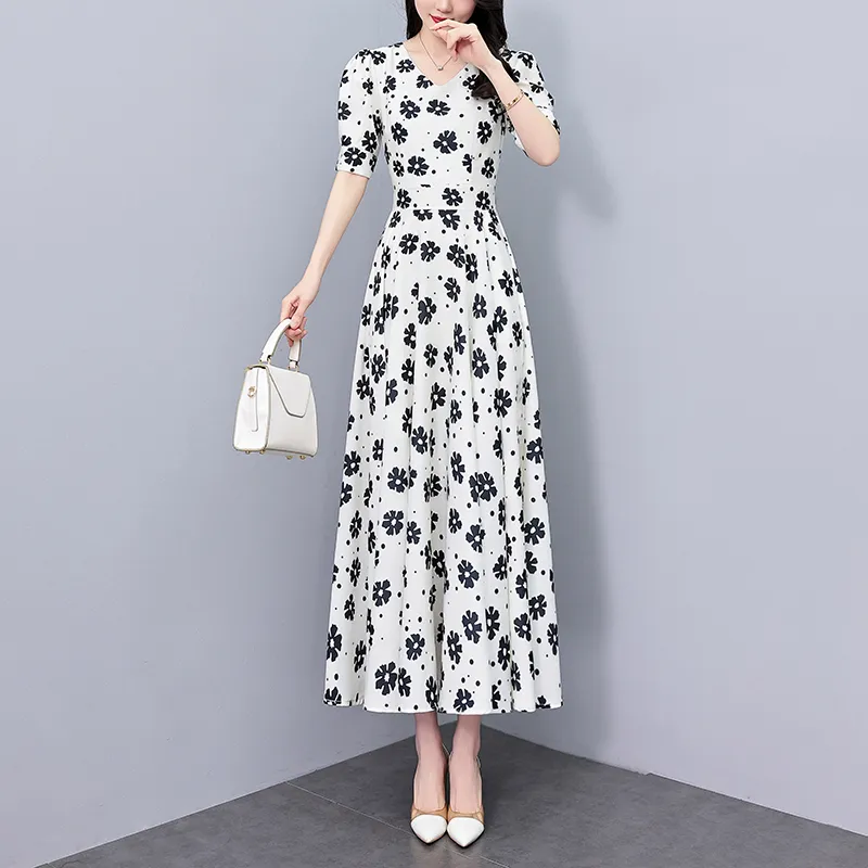 Ning Cai Yuer Short Sleeved Dress Women's-3