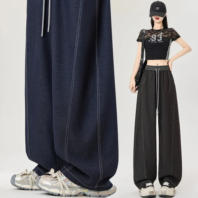 Ning Cai Yuer Casual Pants Women's-3