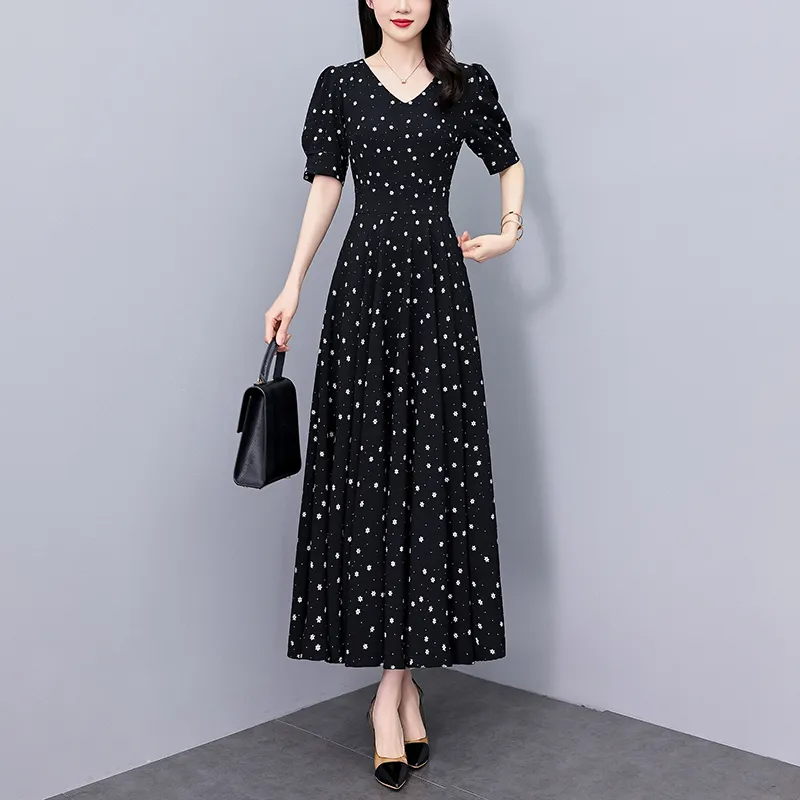Ning Cai Yuer Short Sleeved Dress Women's-2