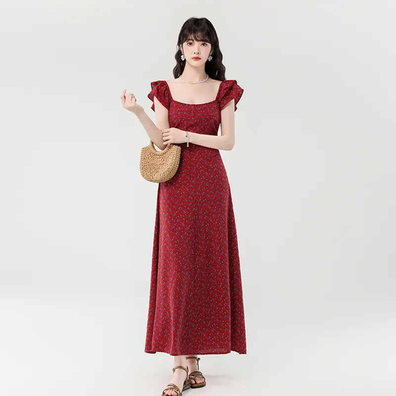 Ning Cai Yuer Short Sleeved Dress Women's-7