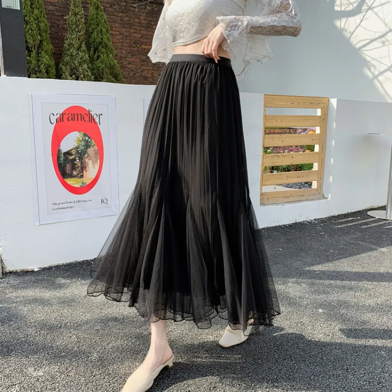 Ning Cai Yuer Casual Long Skirt Women's-3