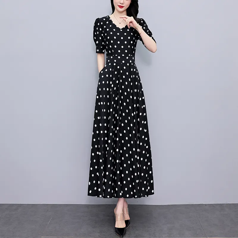 Ning Cai Yuer Short Sleeved Dress Women's-3