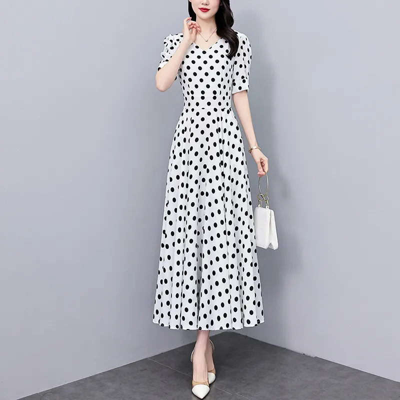 Ning Cai Yuer Short Sleeved Dress Women's-3
