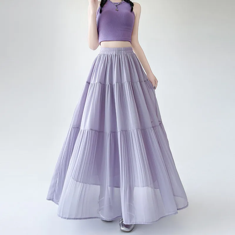 Ning Cai Yuer Casual Long Skirt Women's-13