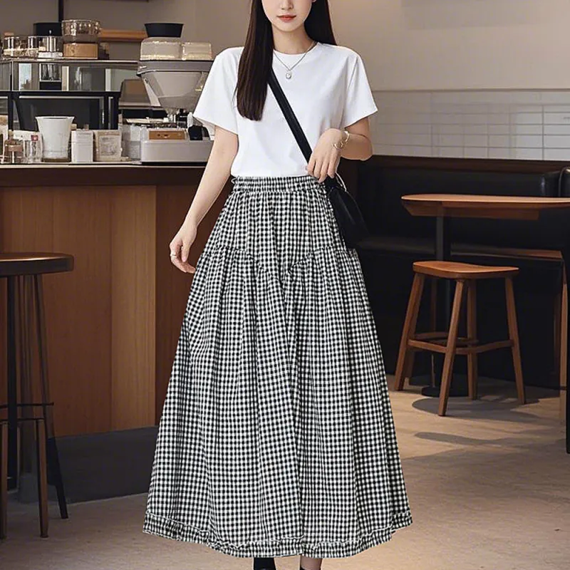 Ning Cai Yuer Casual Long Skirt Women's-3