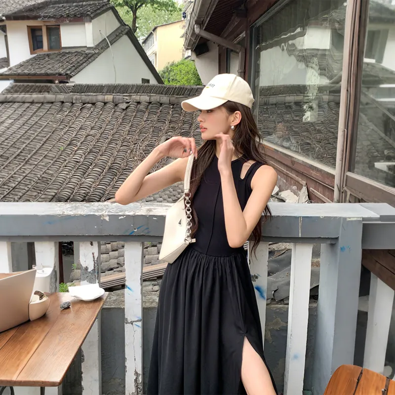 Ning Cai Yuer Sleeveless Dress Women's-5