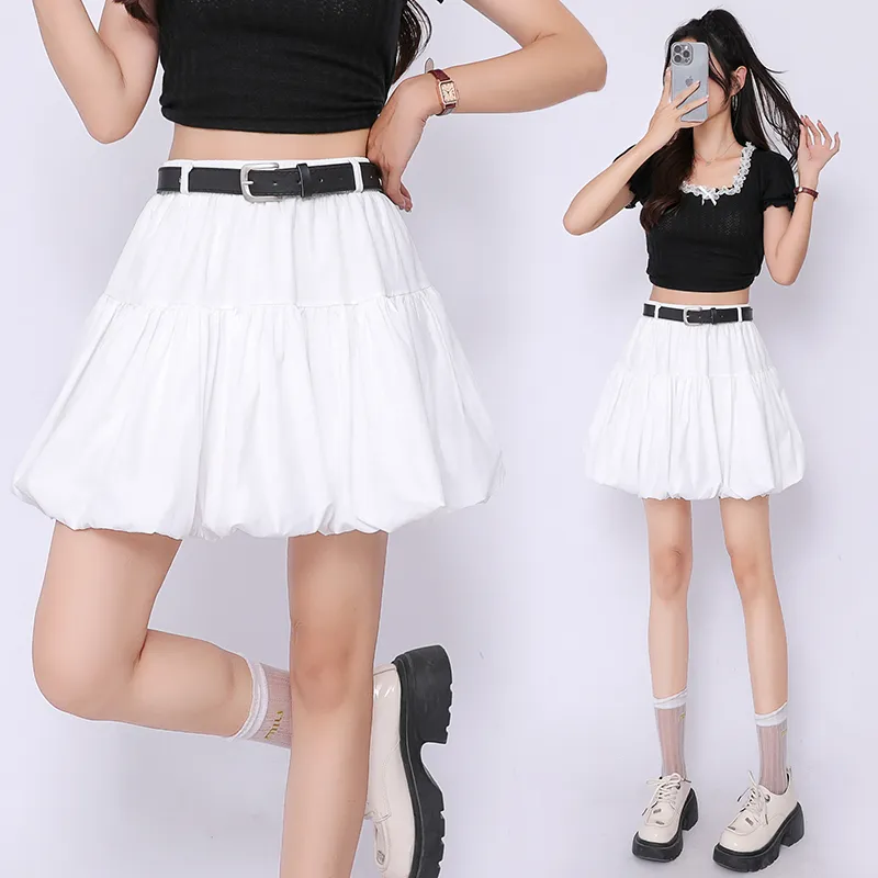 Ning Cai Yuer Casual Short Skirts Women's-5