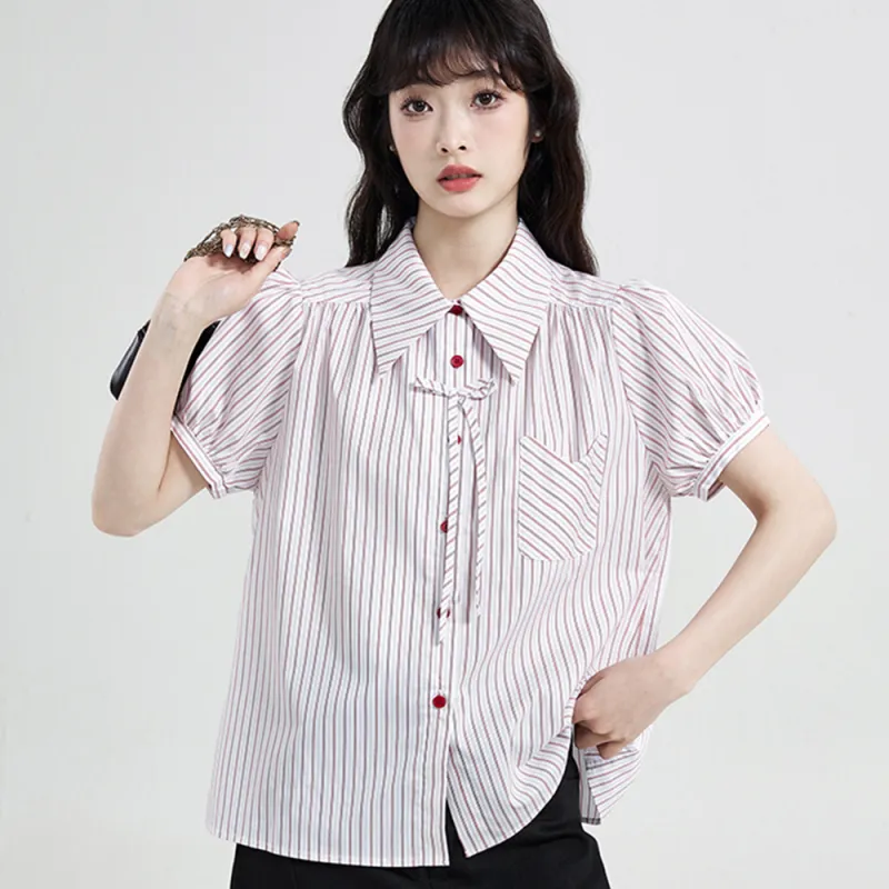 Ning Cai Yuer Shirts Women's Red-2