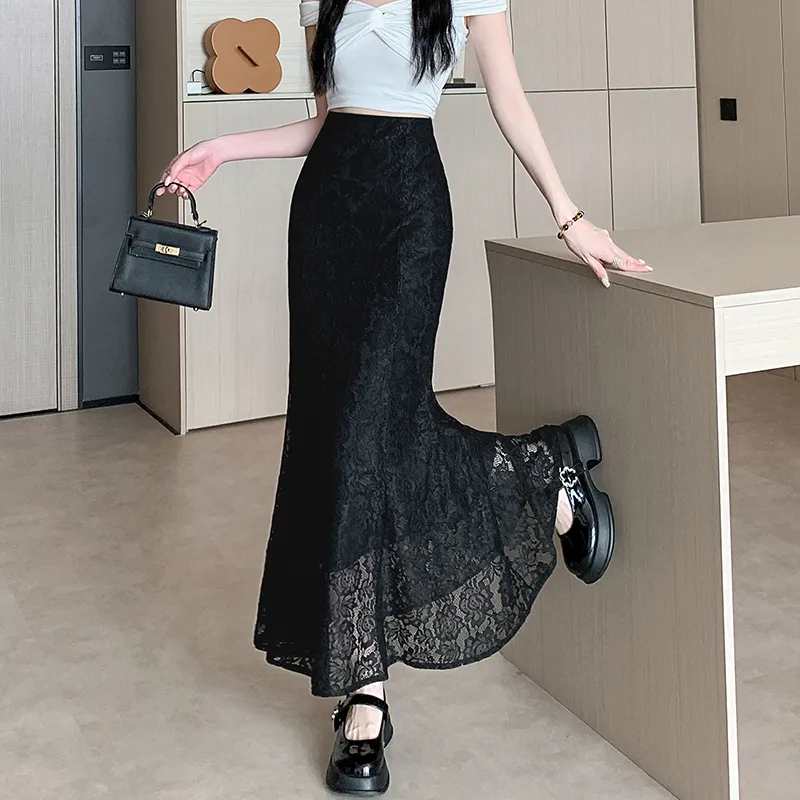 Ning Cai Yuer Casual Long Skirt Women's-3
