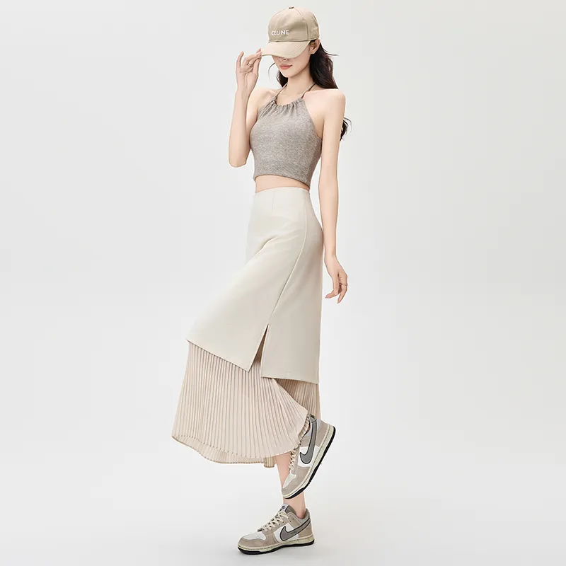 Ning Cai Yuer Casual Long Skirt Women's-2