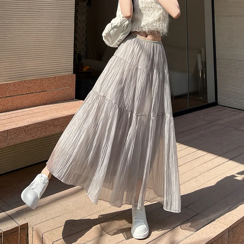 Ning Cai Yuer Casual Long Skirt Women's-10
