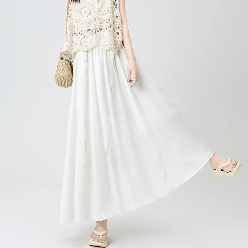 Ning Cai Yuer Casual Long Skirt Women's-13