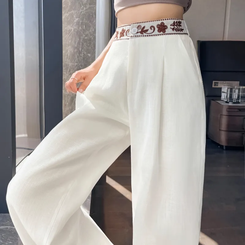 Ning Cai Yuer Casual Pants Women's-4