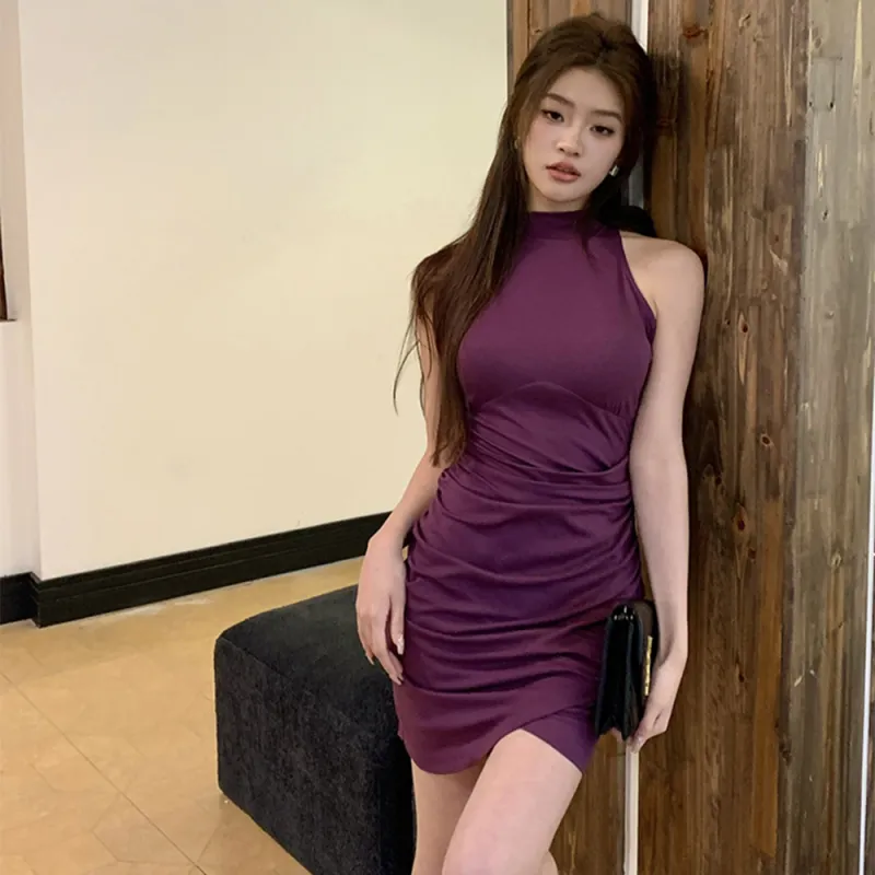 Ning Cai Yuer Sleeveless Dress Women's-10