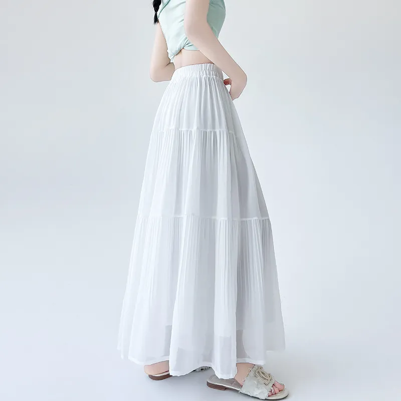 Ning Cai Yuer Casual Long Skirt Women's-5