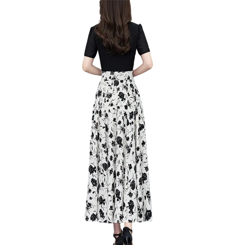 Ning Cai Yuer Short Sleeved Dress Women's-1
