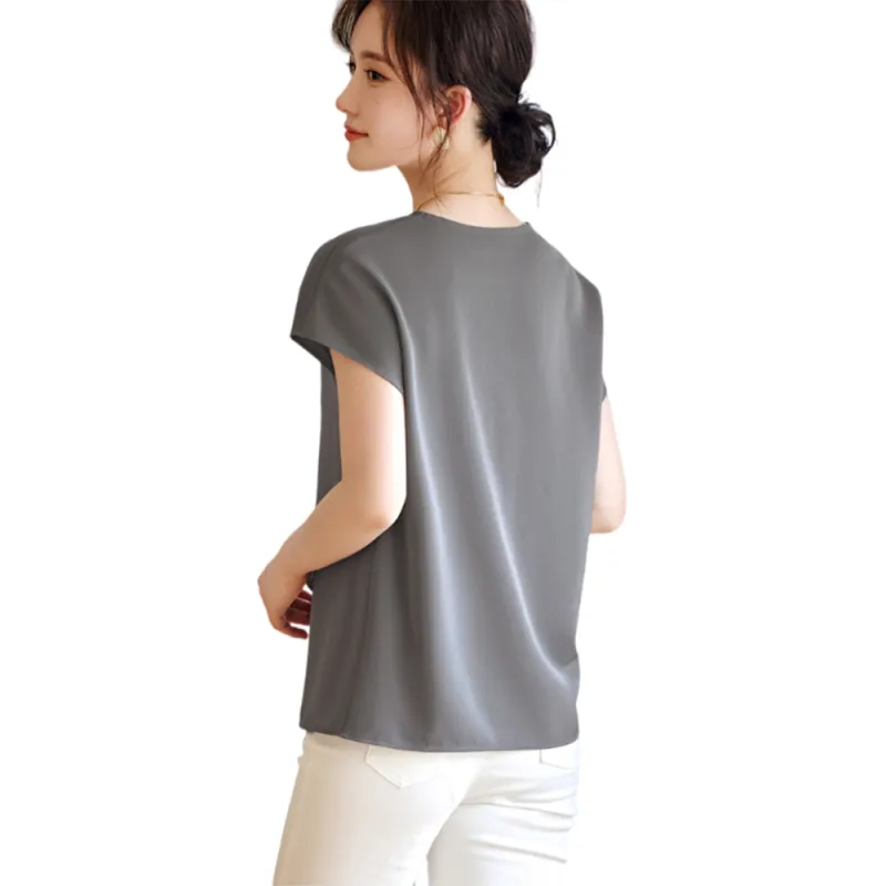 Ning Cai Yuer Shirts Women's Gray-1