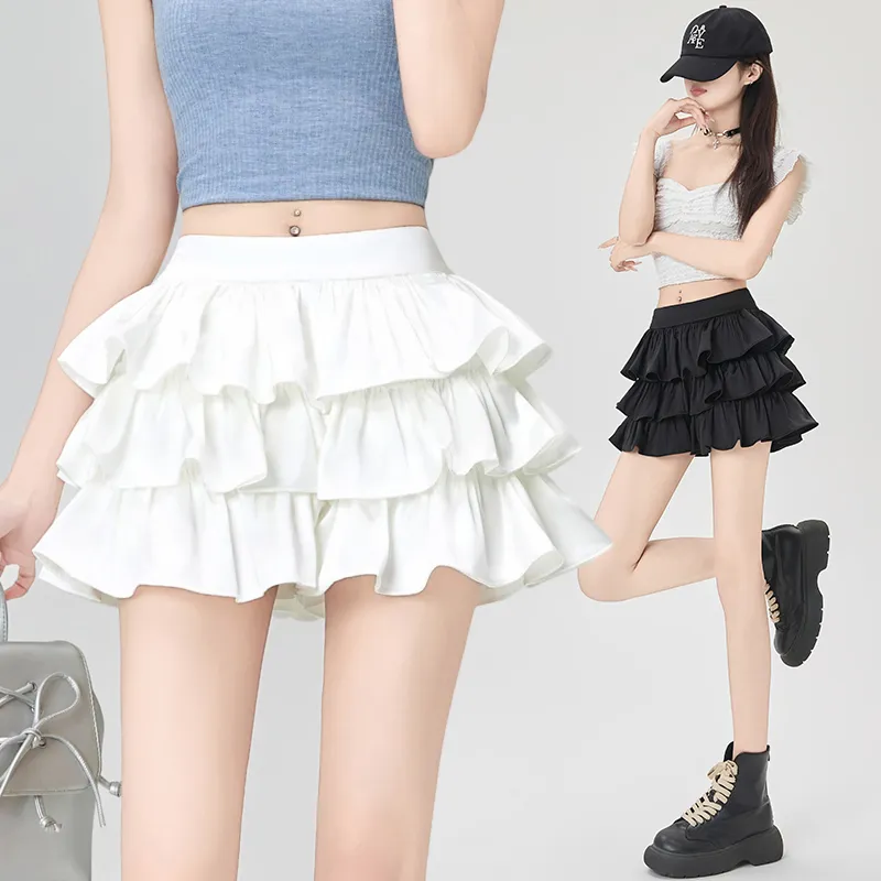 Ning Cai Yuer Casual Short Skirts Women's-3