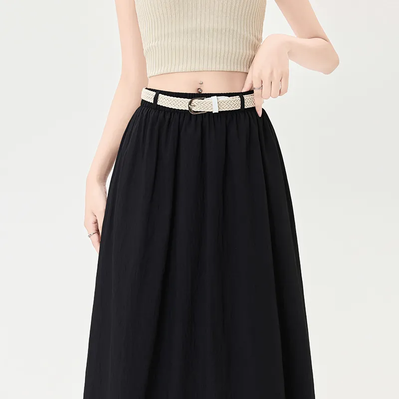 Ning Cai Yuer Casual Long Skirt Women's-9