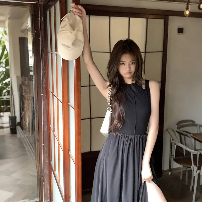 Ning Cai Yuer Sleeveless Dress Women's-4