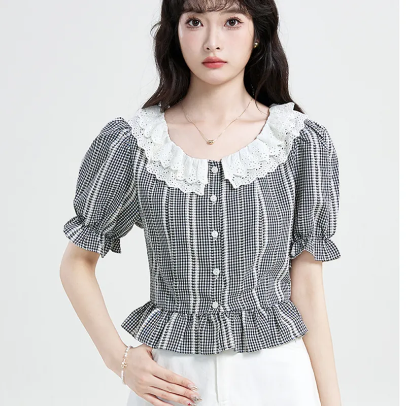 Ning Cai Yuer Shirts Women's Black-2