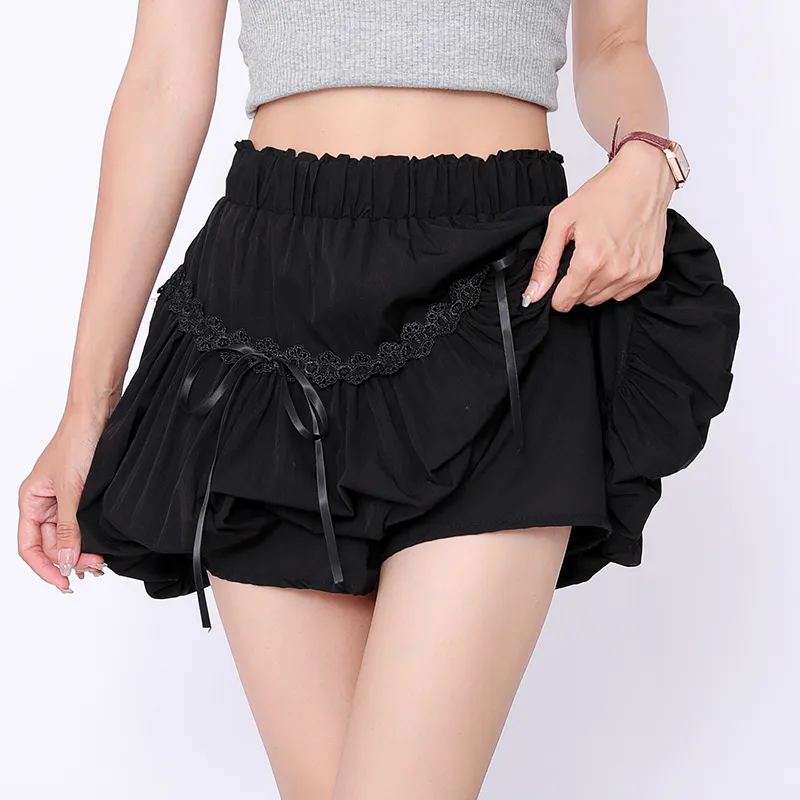 Ning Cai Yuer Casual Short Skirts Women's-3