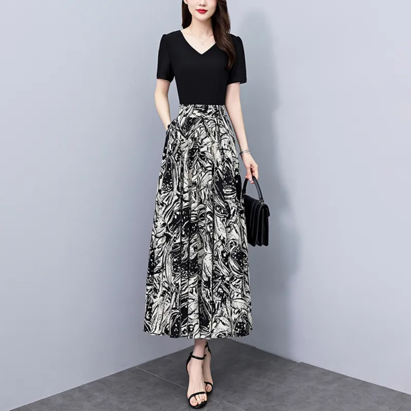 Ning Cai Yuer Short Sleeved Dress Women's-2