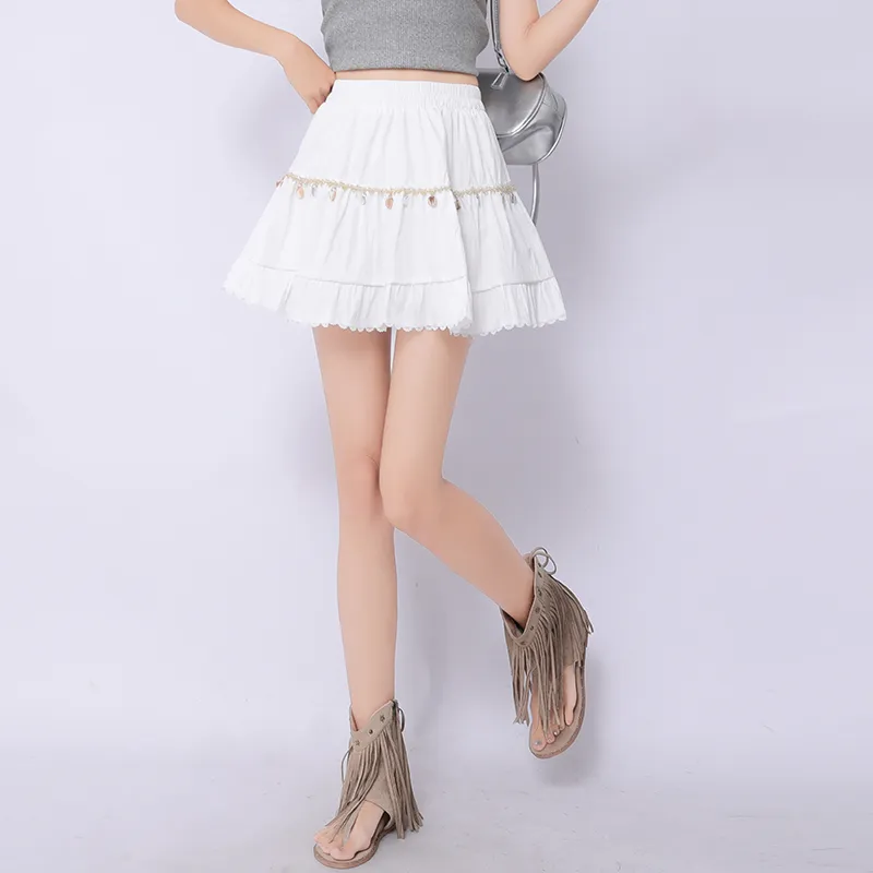 Ning Cai Yuer Casual Short Skirts Women's-2