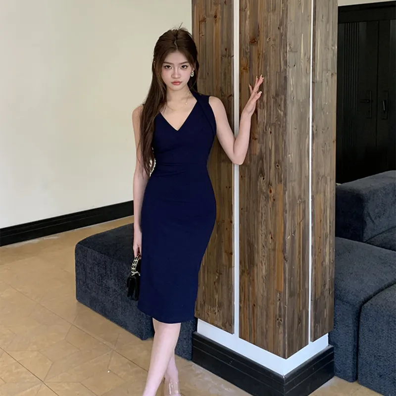 Ning Cai Yuer Sleeveless Dress Women's-4
