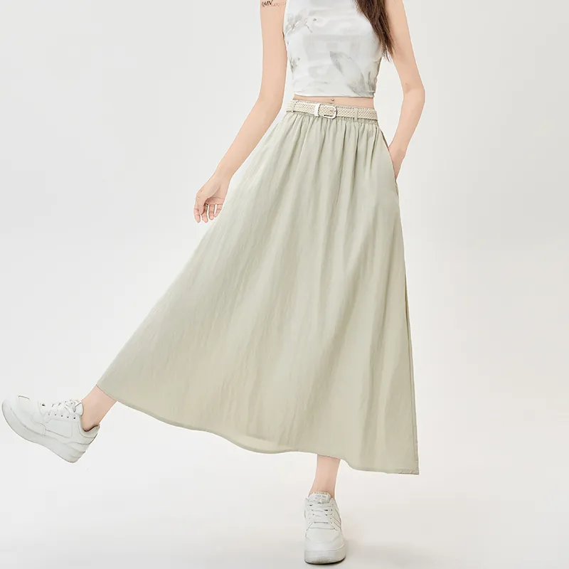 Ning Cai Yuer Casual Long Skirt Women's-5