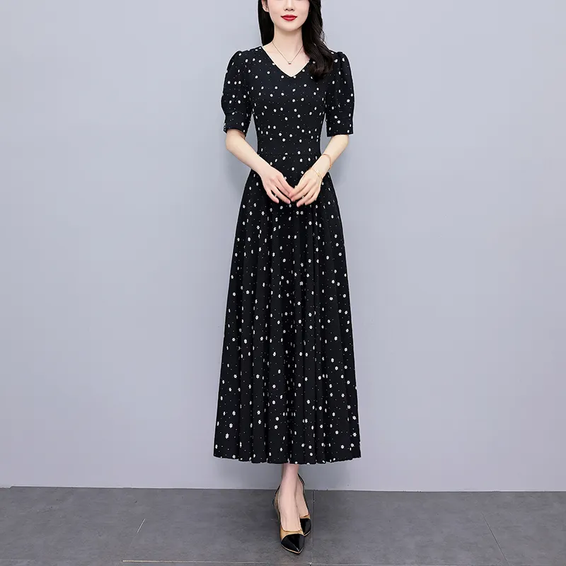 Ning Cai Yuer Short Sleeved Dress Women's-3