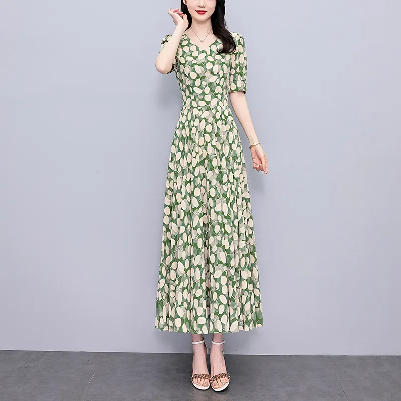 Ning Cai Yuer Short Sleeved Dress Women's-2