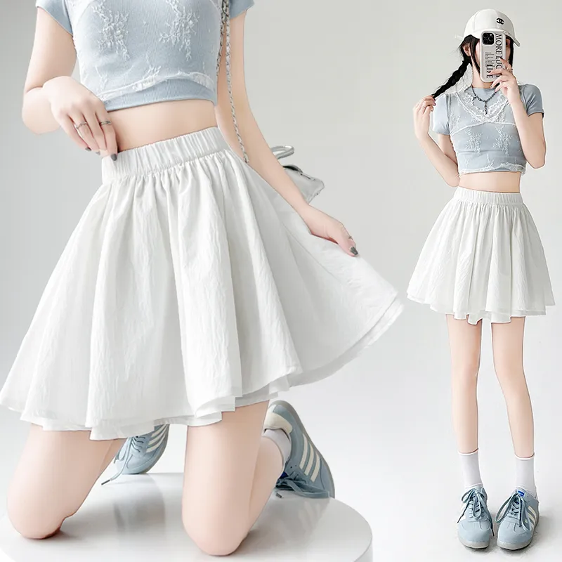 Ning Cai Yuer Casual Short Skirts Women's-2