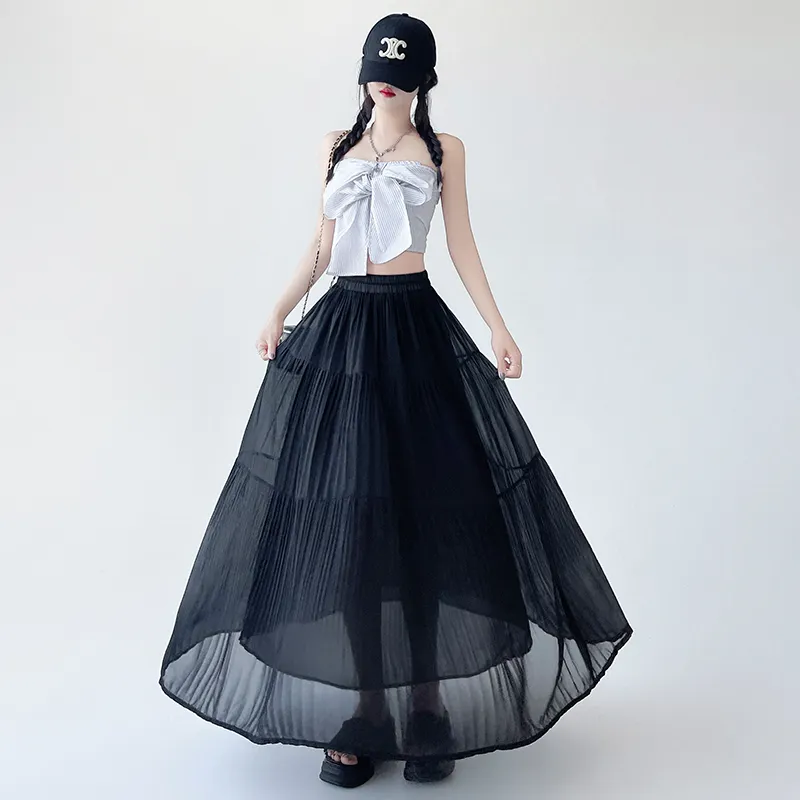 Ning Cai Yuer Casual Long Skirt Women's-7