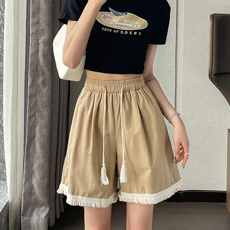 Ning Cai Yuer Casual Shorts Women's-4