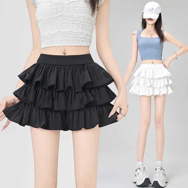 Ning Cai Yuer Casual Short Skirts Women's-5