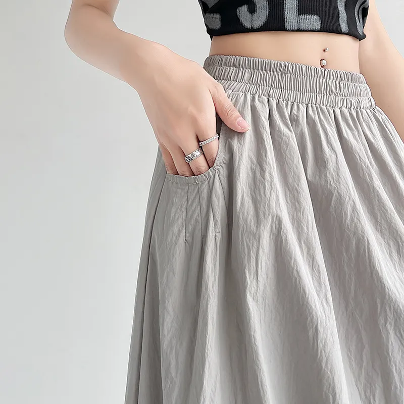 Ning Cai Yuer Casual Long Skirt Women's-5
