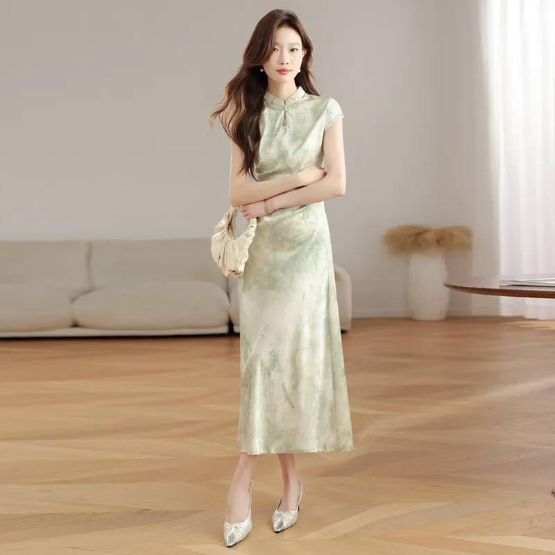 Ning Cai Yuer Short Sleeved Dress Women's-3