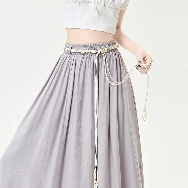 Ning Cai Yuer Casual Long Skirt Women's-7
