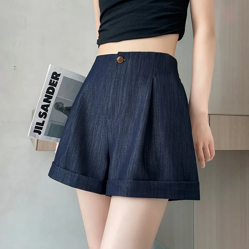 Ning Cai Yuer Denim Shorts Women's-7